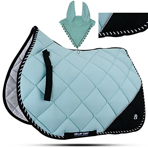 GLP Numnah General Saddle Pads Jewel Trimming Amara Palm Free Ear (Ship from USA)
